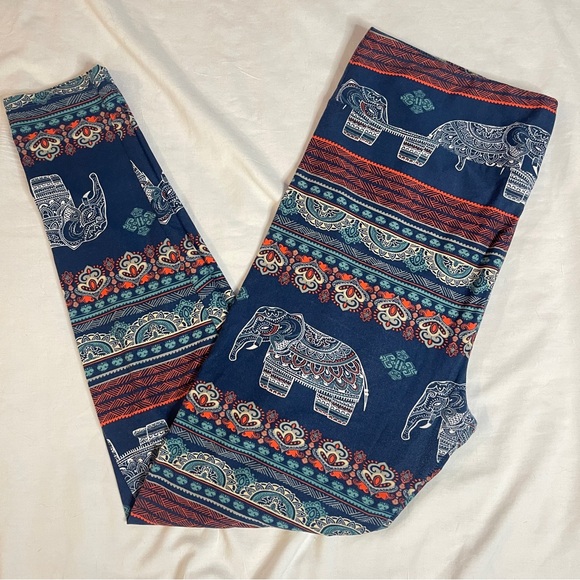 LuLaRoe Pants - 3/$15 LULA ROE Boho Elephants Leggings, TC